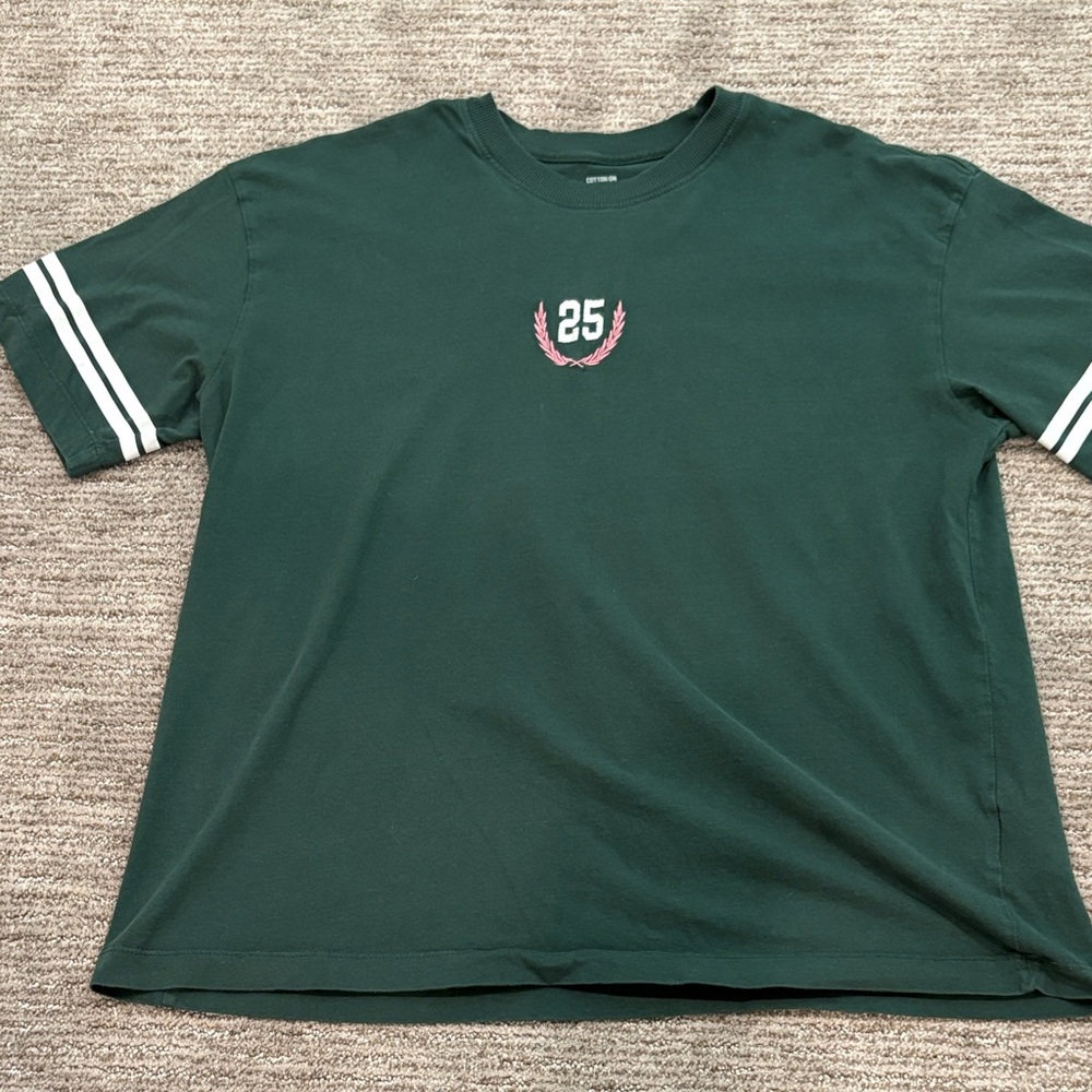 Cotton On Oversized Boxy Fit T-Shirt in Green
